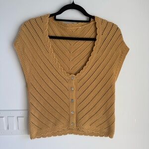 Industry Republic Clothing Beautiful Knit Sweater Vest Women’s Grandmacore